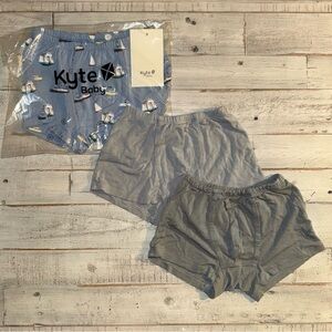 Kyte baby bamboo boxer briefs 6T // 1 NIB // 2 VGUC
